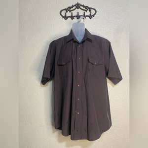 Gold Collection by Roper short sleeve pearl snap shirt‎